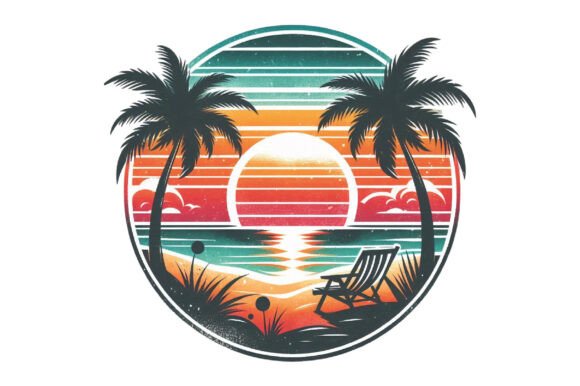 Download Sunset and Palm Trees PNG - Premium Resources