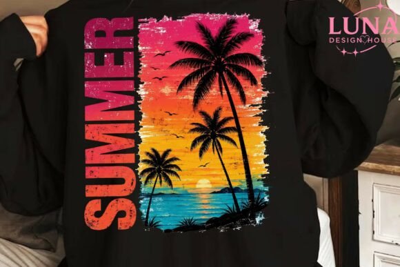 Download Summer Beach Sunset Palm Trees PNG - Palm trees Collection