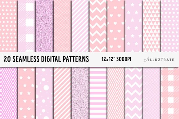 Download Light Pink Digital Paper Pack | Patterns - Digital paper pack Collection